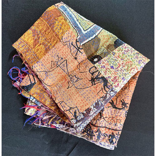 Handcrafted silk Kantha Scarves - Assorted Prints & Colors