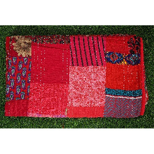 Handmade Silk Patch Patola Quilt