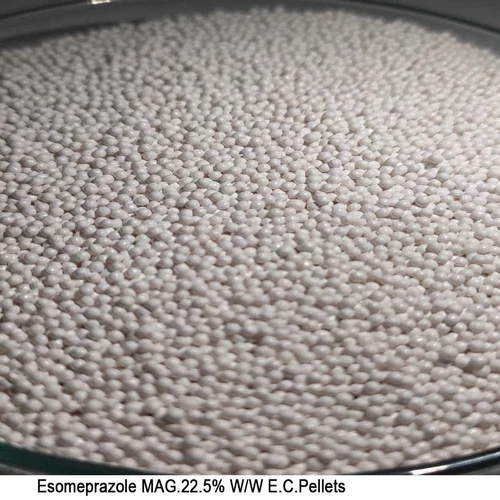Esomeprazole Mag.22.5% W W Ec Pellets - Color: White