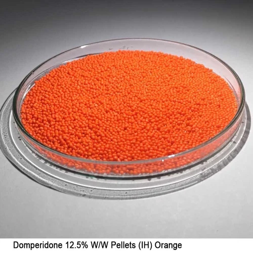 Domperidone 12.5% W W Pellets (Ih) Orange - Physical Form: Granular