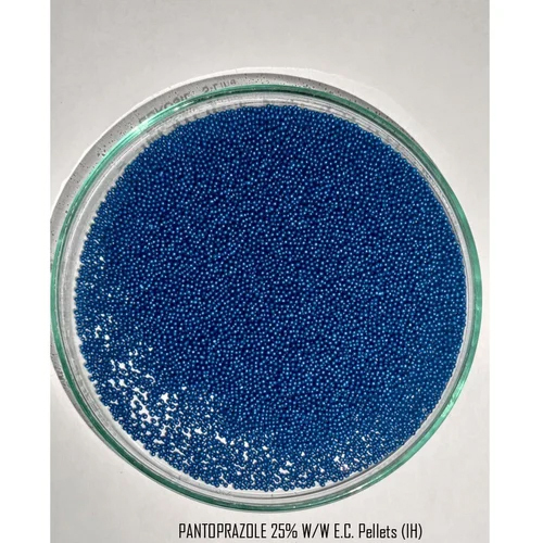 Pantoprazole 25% W W E.C. Pellets (Ih) - Color: Blue