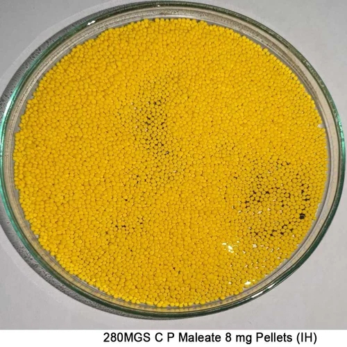 280Mgs C P Maleate 8Mg Pellets (Ih) - Color: Yellow