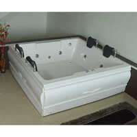 White Ceramic Bathtub - Color: As Per Requirement