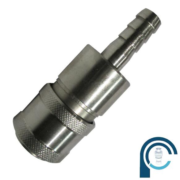 Male Plug - Stainless Steel, Sizes 1/8 To 3/4 , Suitable For Piping Systems And Pneumatic Connections In Industrial Applications