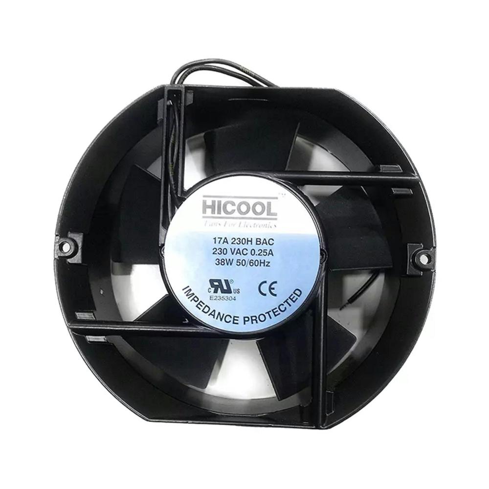Compact Axial Fan 17A-230H-Bac - Color: Black