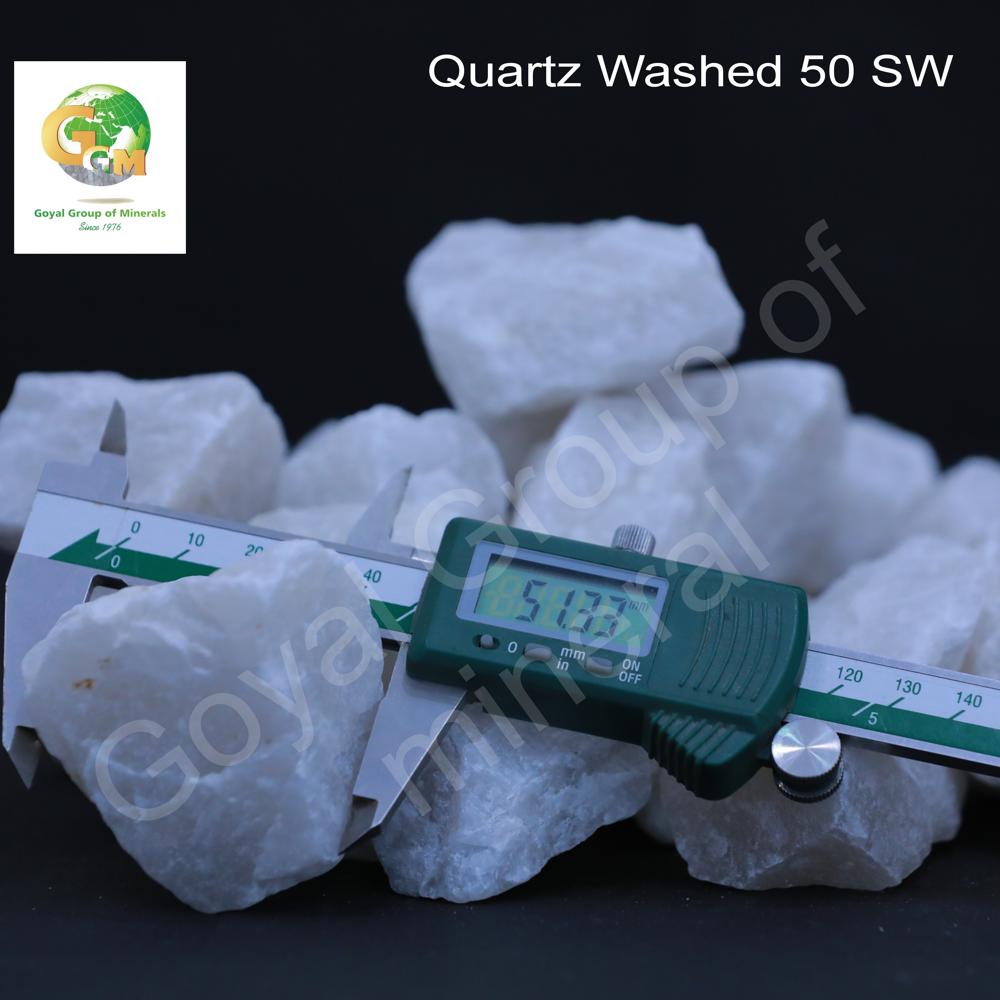 Snow White Quartz Stone Lumps 50mm