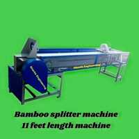 Painted Bamboo Splitter Machine - Color: Blue And White