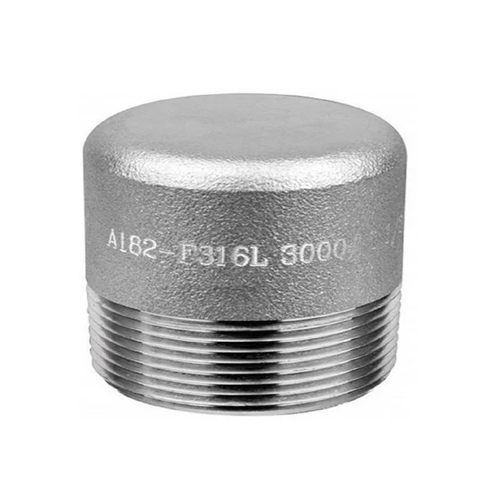 Stainless Steel Round Plug - Color: Silver