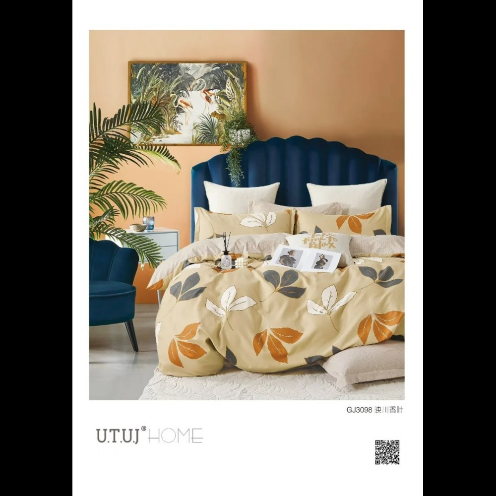 Floret Cotton Double Size Bedsheet - Color: Assorted Print