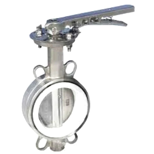 Stainless Steel Butterfly Valve - Power Source: Manual
