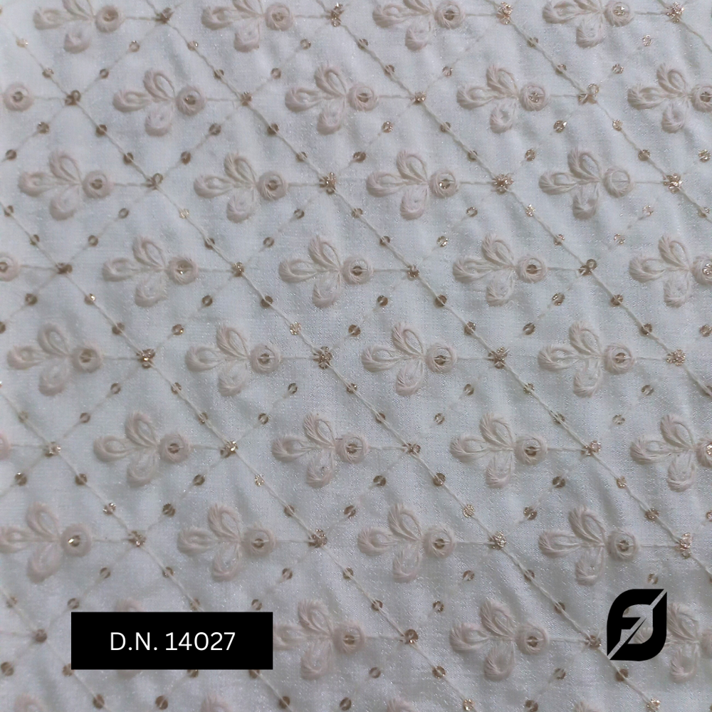 Premium Vichitra Embroidered Fabric For Sherwani And Kurta