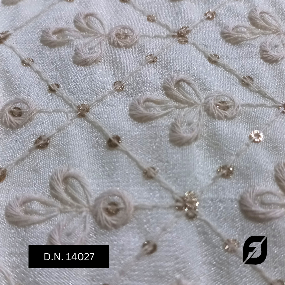 Premium Vichitra Embroidered Fabric For Sherwani And Kurta