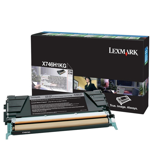 Lexmark X746H1KG Black High Yield Toner Cartridge