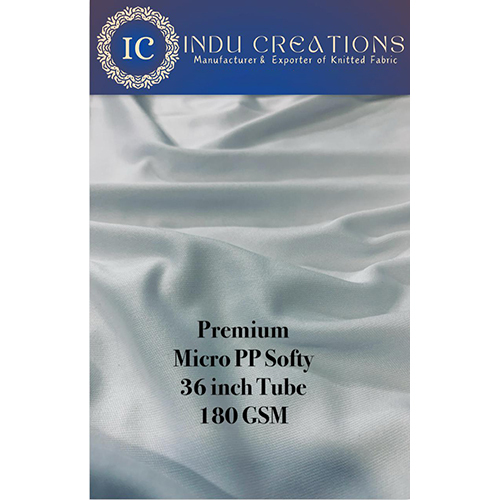 180 GSM 36 Inch Tube Premium Micro PP Softy Fabric