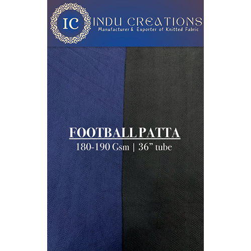 180-190 Gsm 36 Inch Tube Football Patta Fabric - Material: 100% Polyester
