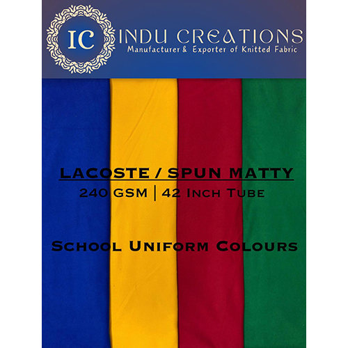240 GSM Lacoste-Spun Matty Fabric