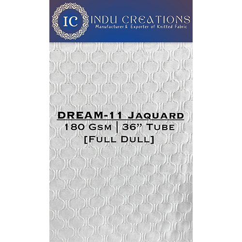 180 GSM 36 Inch Tube Dream-11 Jaquard Fabric