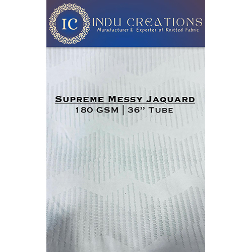 180 GSM 36 Inch Tube Supreme Messy Jaquard Fabric