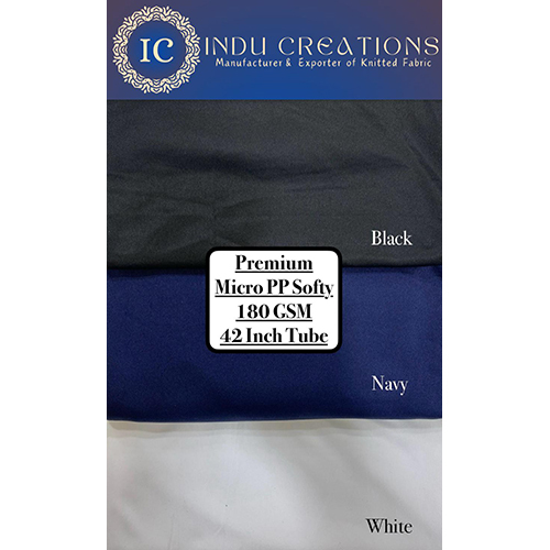 180 GSM 42 Inch Tube Premium Micro PP Softy Fabric