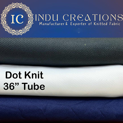 36 Inch Tube Dot Knit Fabric