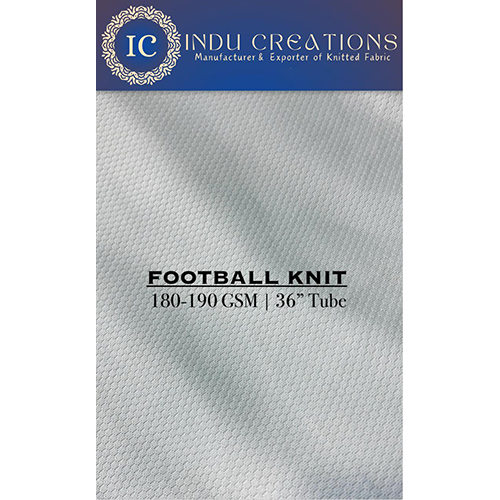 180-190 Gsm 36 Inch Tube Football Knitted Fabric - Attributes: Washable