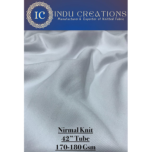 170-180 GSM 42 Inch Tube Nirmal Knitted Fabric
