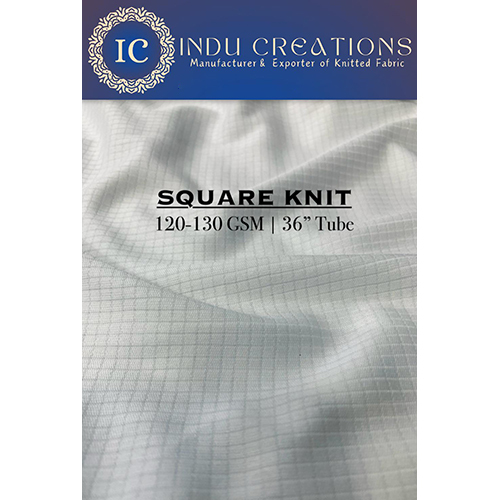 120-130 GSM 36 Inch Tube Square Knitted Fabric