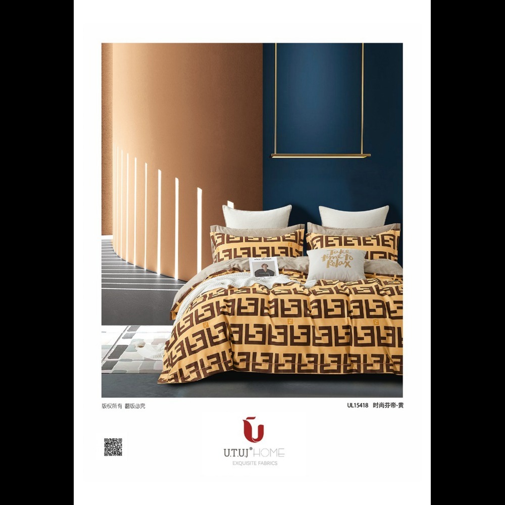Senorita Cotton Double Size Printed Bedsheet - Design Type: Minimalist
