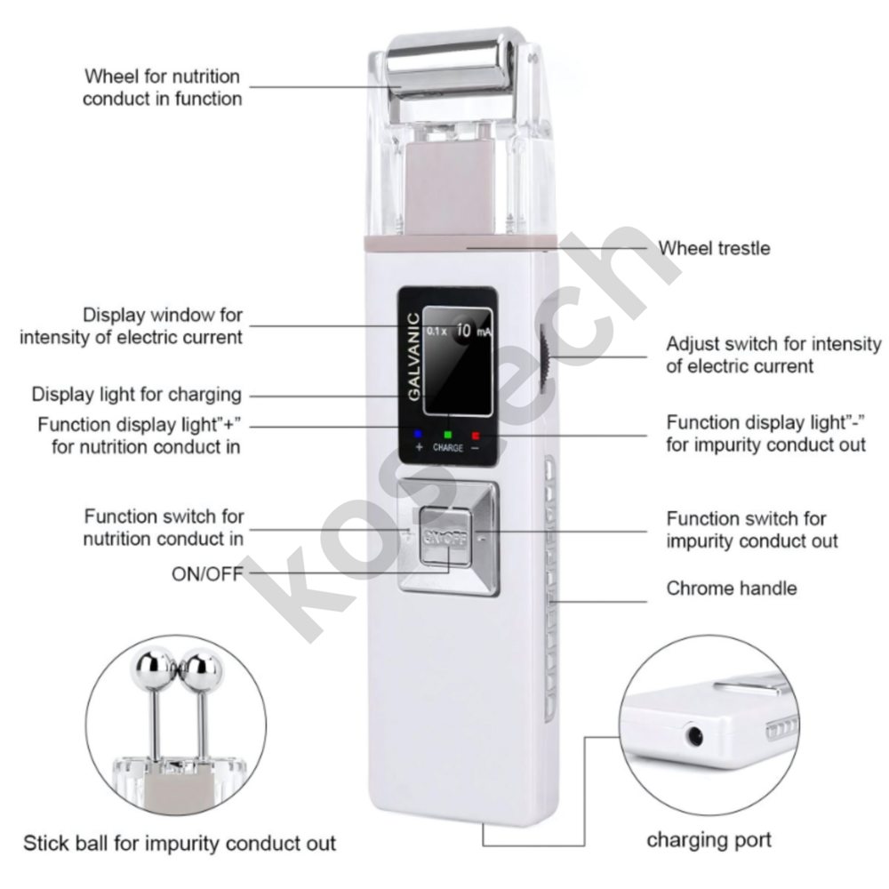 Galvanic Facial - Color: White