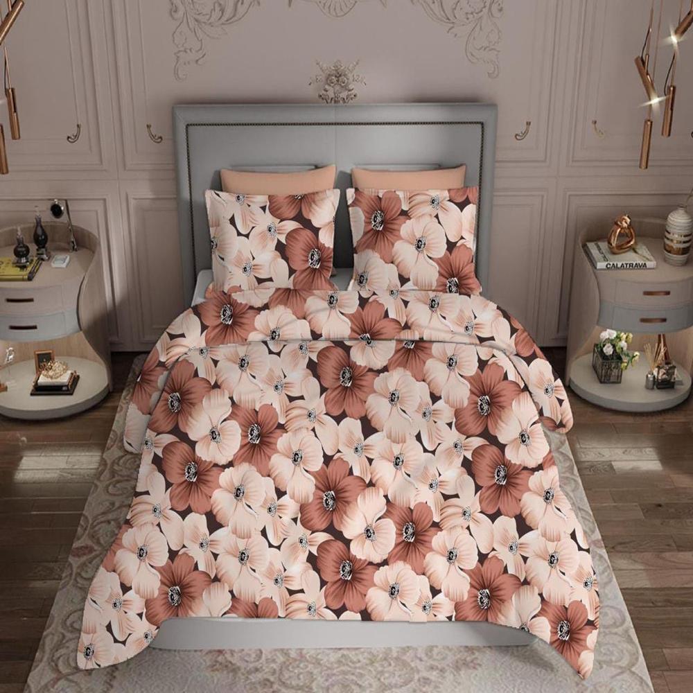 Bedsheet Double Bed - Cotton Blend, King Size, Ivory White | Fitted And Flat Sheets For Ultimate Comfort And Durability