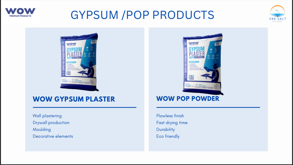 Gypsum Plaster Powder - Cement Type: Common Cement