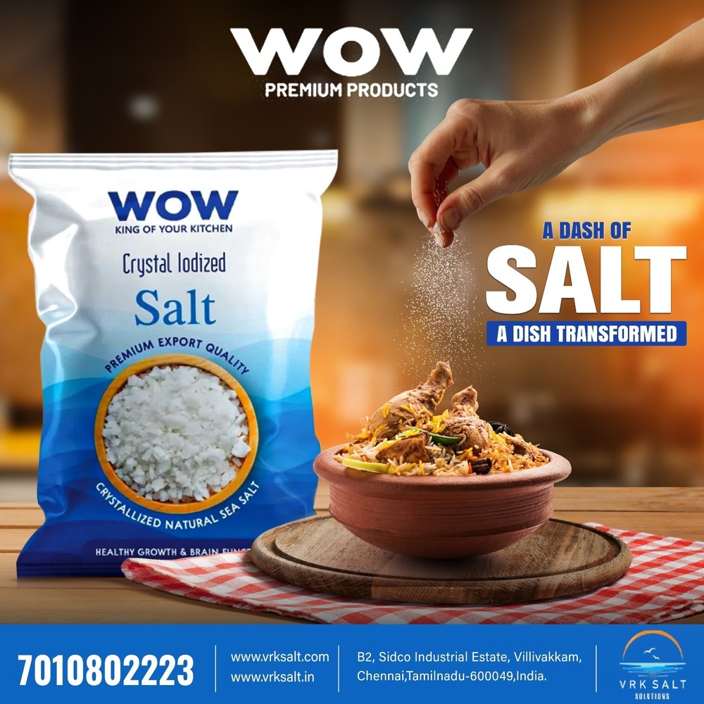 Wow Crystal Iodised Salt