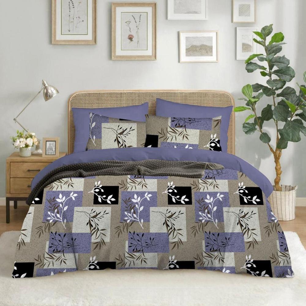 Bedsheet Double Bed - 100% Cotton, Queen Size, Solid Ivory Color | Fitted And Flat Sheet Options, Soft Touch, Durable And Breathable