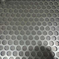 2mm Aluminium Perforated Sheet - Color: Silver
