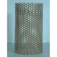 1mm Aluminum Perforated Sheets - Color: Silver