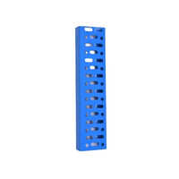 Powder Coated Cable Trays - Steel Material, Side Rail Heights 25mm To 150mm, Blue Color, 1mm Thickness | Durable, Corrosion-resistant Finish