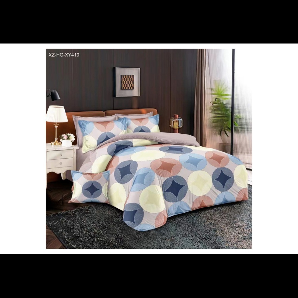 Pearl Printed Double Size Bedsheet - Design Type: Modern