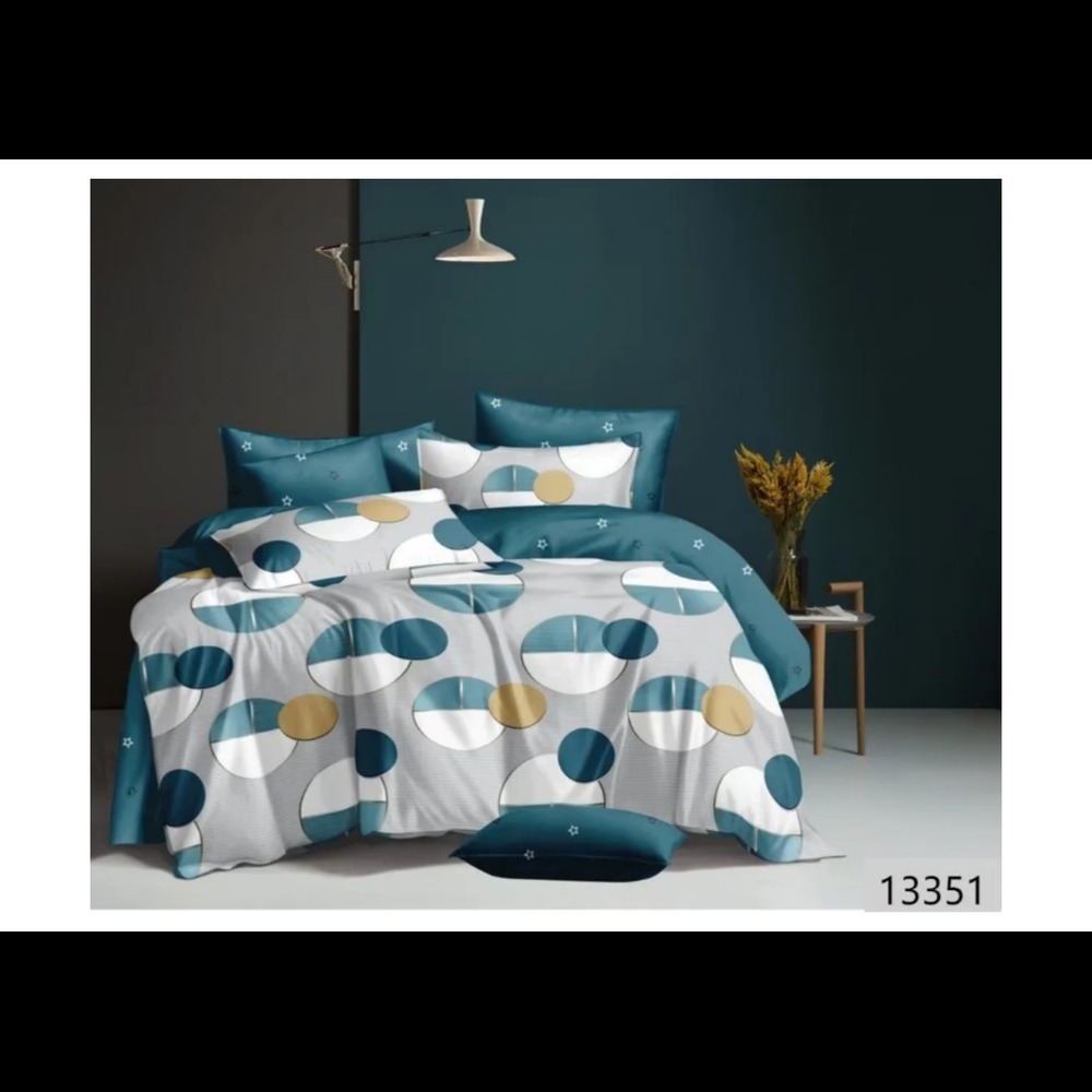 Pearl Printed Double Size Bedsheet - Design Type: Modern