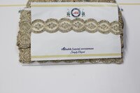 Golden Stone Work Lace