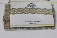 Golden Stone Work Lace