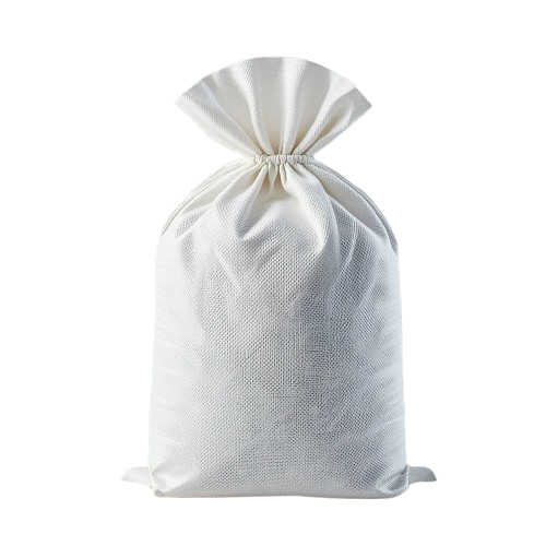 White Pp Woven Bag - Design: Plain