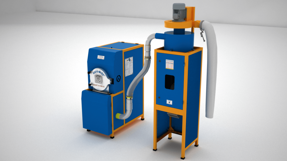 Aatomize Heavy Duty 10hp Double Chamber Pulverizer With Cyclone