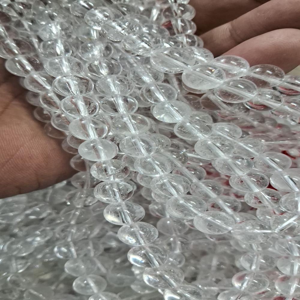 Clear Quartz Crystal Beads