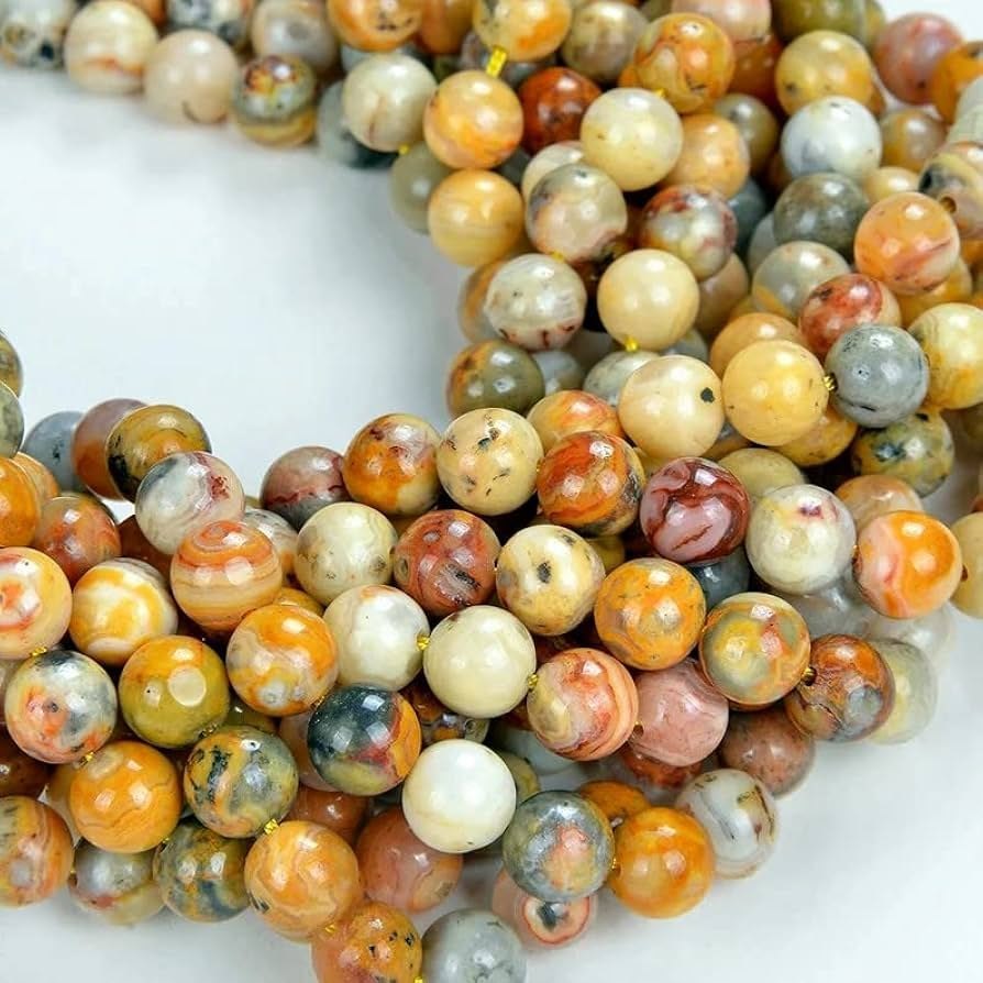 Crazy lace Agate Crystal Beads
