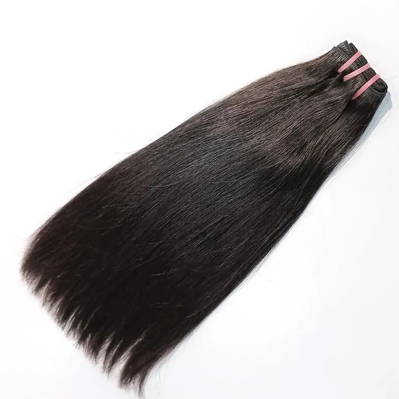 Natural Color  Straight weft hair Bundle Indian  Premium Remy Hair Extension