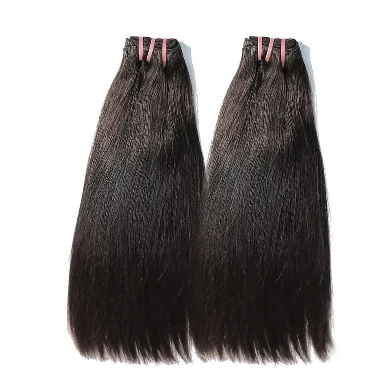 Natural Color  Straight weft hair Bundle Indian  Premium Remy Hair Extension