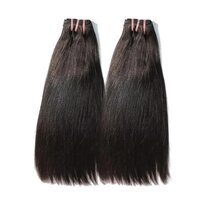 Natural Color  Straight weft hair Bundle Indian  Premium Remy Hair Extension