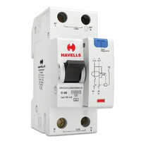 Havells A Type Spn 2m Residual Current Circuit Breaker With Overcurrent Protection - Rated Current: 6 Ampere (amp)