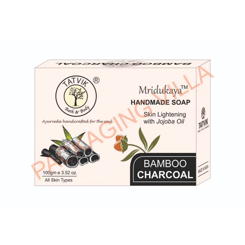 Recycled Paperboard Handmade Soap Packaging Box - Color: White