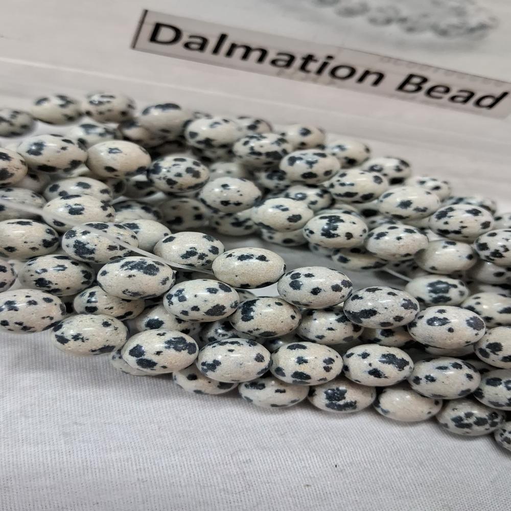 Dalmation Crystal Beads - Shape: Round